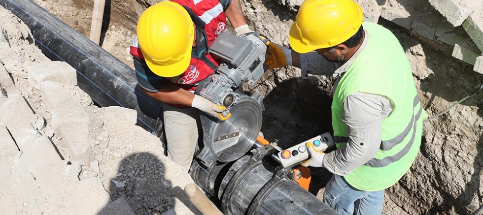 HBB Samandağ’da Dev İçme Suyu Şebekesi Yatırımını Sürdürüyor