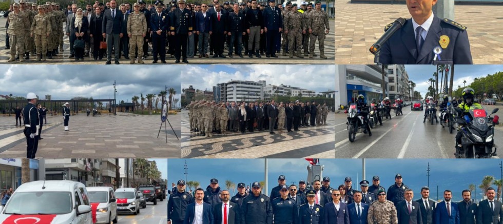 İskenderun’da Türk Polis Teşkilatının 181. kuruluş yıl dönümü kutlandı