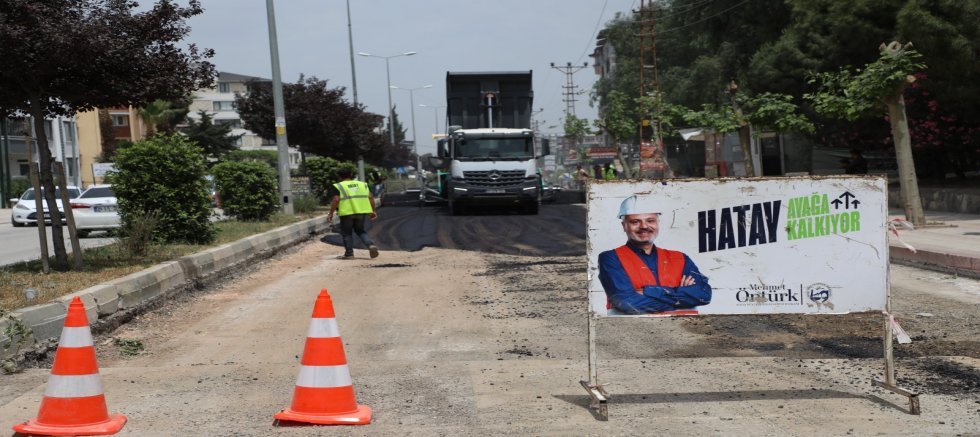 Harbiye Caddesi’nde Asfalt Çalışmaları Başladı