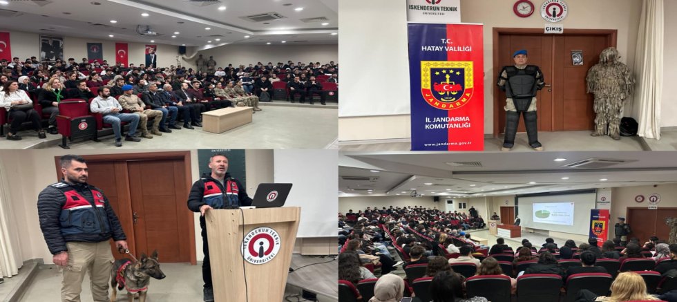 Hatay'da üniversite öğrencilerine şiddet ve uyuşturucuyla mücadele semineri