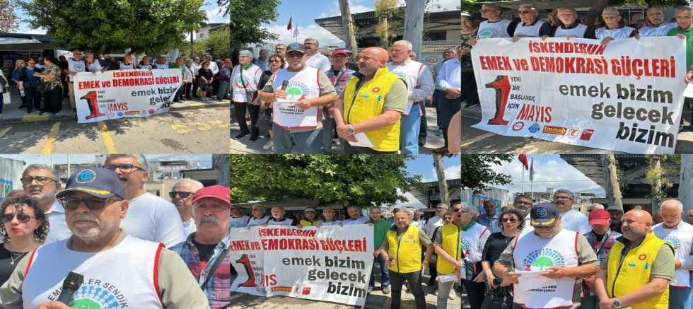 İskenderun'da Emekçilerden 