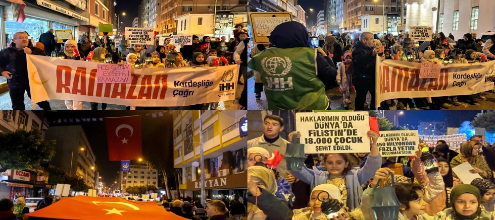 İskenderun'da ramazan ayı fener alayıyla karşılandı