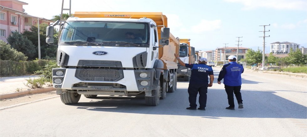 Zabıta’dan İş Makinelerine Yakın Takip