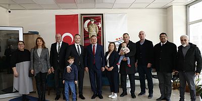 Aalen Belediye Başkanı Frederick Brütting Başkan Savaş'ı ziyaret etti