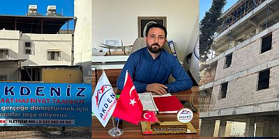 Hatay'da güvenin ve kalitenin adresi: Akdeniz İnşaat