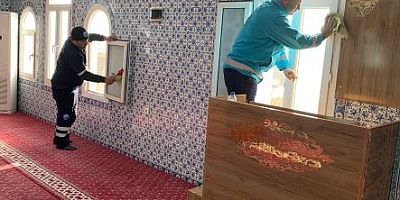 Antakya Belediyesi ibadethane temizliklerine devam ediyor 