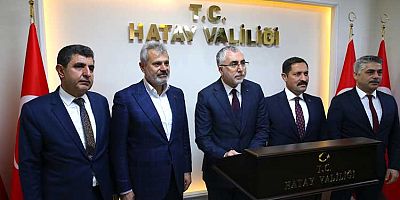 Bakan Işıkhan, Hatay'da Ziyaretlerde Bulundu