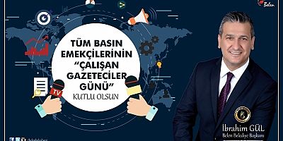 Başkan Gül’ün Gazeteciler Günü Mesajı