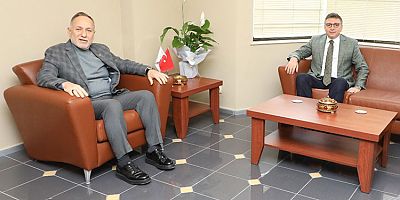 Başkan Mehmet Dönmez, Önceki Dönem Belediye Başkanı Fatih Tosyalı’yı ziyaret etti