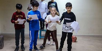 Çocuklar sömestr tatilinde sanatla iç içe