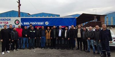 GREVDEKİ YOLBULAN EMEKÇİSİNE HATAY BÜYÜKŞEHİR BELEDİYESİ’NDEN KOLİ DESTEĞİ