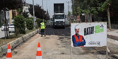 Harbiye Caddesi’nde Asfalt Çalışmaları Başladı
