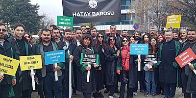 Hatay Barosu, Avukatlar Günü’nde “Savunmanın Bağımsızlığı ve Hukuka Saygı” İçin Yürüdü 