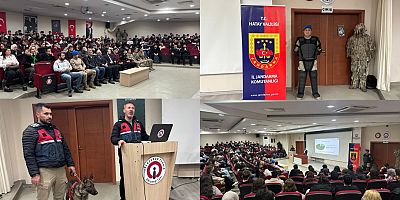 Hatay'da üniversite öğrencilerine şiddet ve uyuşturucuyla mücadele semineri