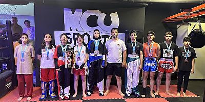 Hataylı kick boksçular milli forma giyebilmek için ter döküyor 