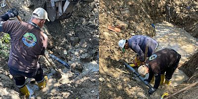 HBB, İçme Suyu Hatlarındaki Arızalara Müdahaleyi Sürdürüyor