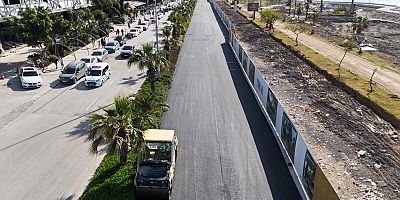 HBB, İskenderun Sahil Yolunu Asfaltlamaya Başladı
