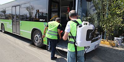 HBB Otobüsleri Günlük Dezenfekte Ediliyor