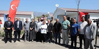 HBB ve Ciner işbirliği ile yapılan prefabrik konutların 2. etap anahtar teslim töreni gerçekleşti