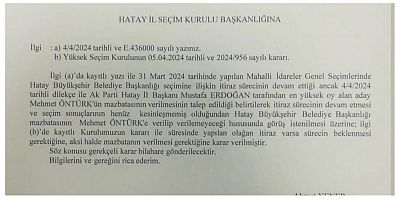 İl Seçim Kurulu, Hatay’da YSK Başkanını Hiçe Saydı!