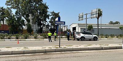 İskenderun’da cipin çarptığı yaya yaralandı