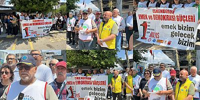 İskenderun'da Emekçilerden 