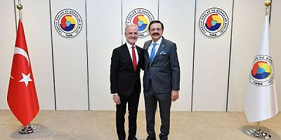İTSO Başkanı Yılmaz, Genel Kurulda güven tazeleyen TOBB Başkanı Rifat Hisarcıklıoğlu’nu tebrik etti