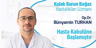 KBB Uzmanı Op. Dr. Bünyamin Turhan Palmiye’de