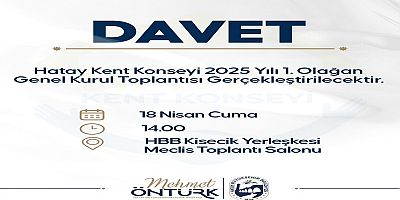 Kent Konseyi Genel Kurulu 18 Nisan’da Toplanıyor