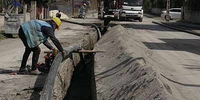 Payas’ta İçme Suyu Şebeke İnşaatı Çalışmalarına Devam Ediyor