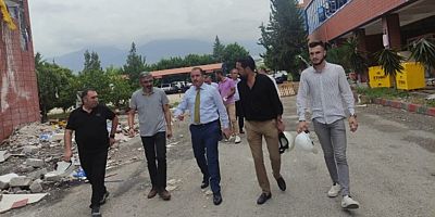 Rektör Depci Renovasyon Çalışmalarını Yerinde İnceledi