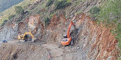 Serinyol-Madenli Yolunda Çalışmalar Hızlandı