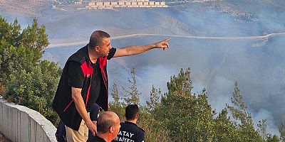 Sınırdaki Orman Yangınına HBB’den Müdahale