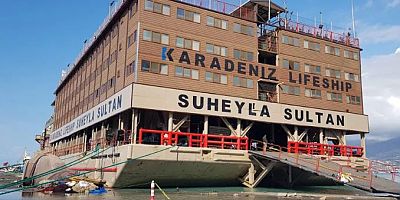 Süheyla Sultan gemisi depremzedeler için İskenderun'da