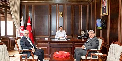 Vali Masatlı Eğitimci Nuri Üysen'i Ağırladı