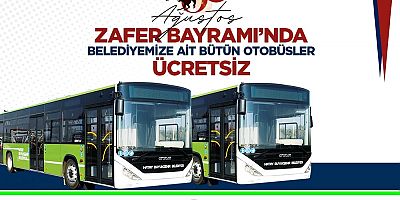 Zafer Bayramı’nda HBB Otobüsleri Ücretsiz Olacak 