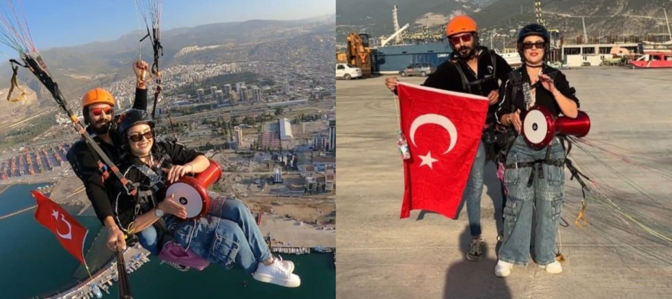 Yüksek Topuk Ritim Grubu’ndan Gökyüzünde Kadın Dayanışması Mesajı